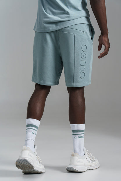 Embossed Fleece Shorts