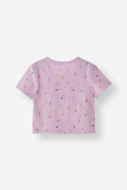 Girls Printed Tee