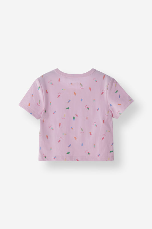 Girls Printed Tee