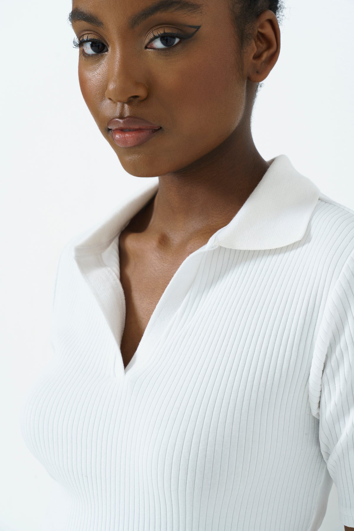 Split Collar T-Shirt