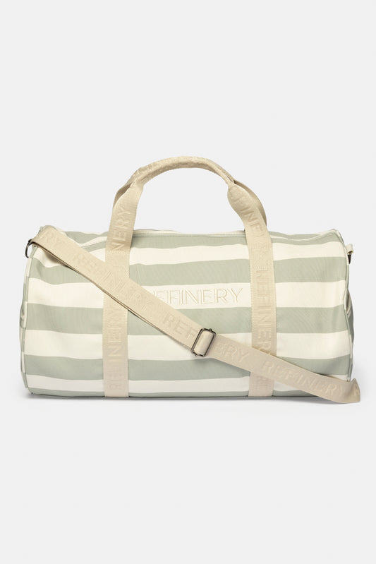 Stripe Weekender Bag