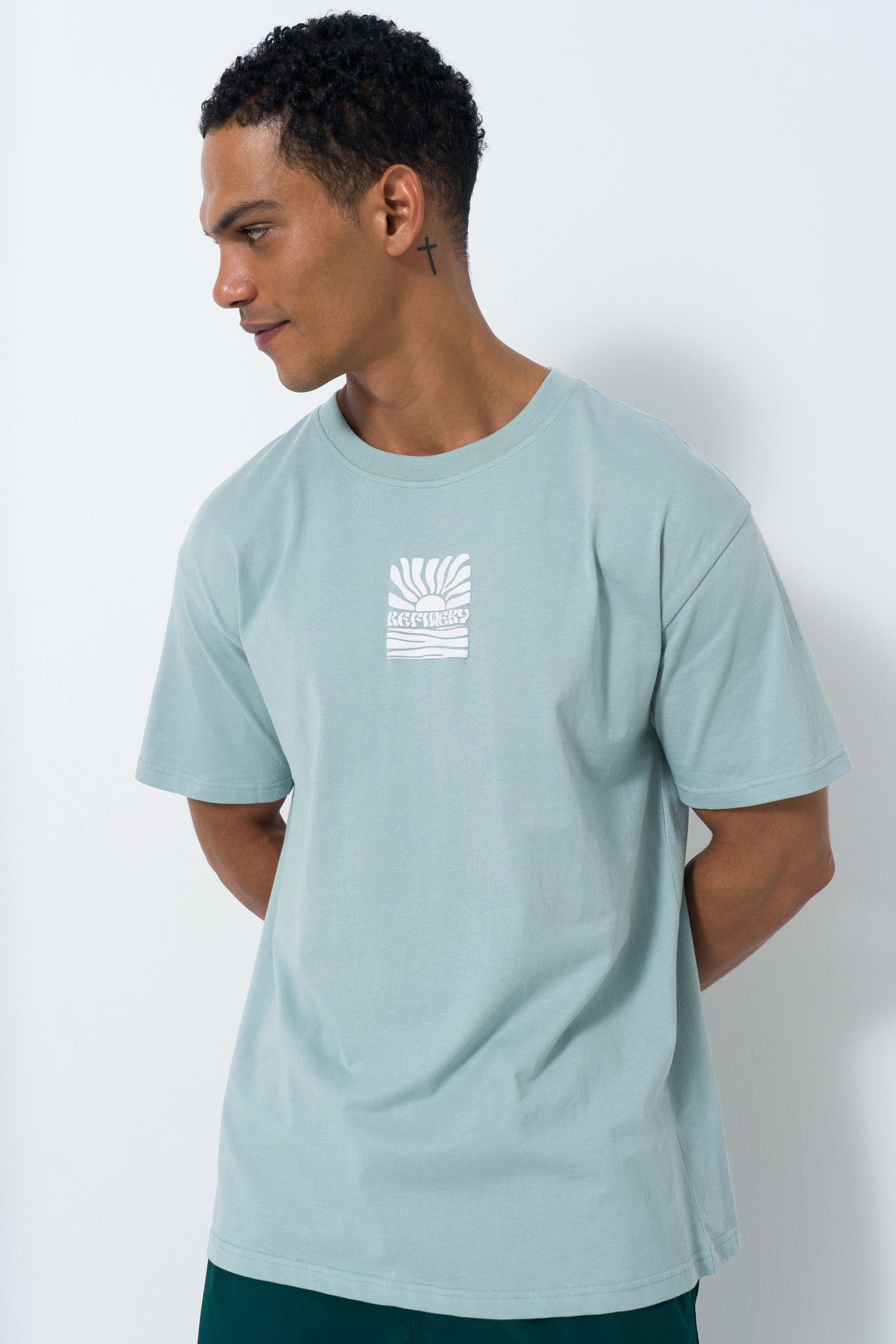 Oversized Back Graphic T-Shirt