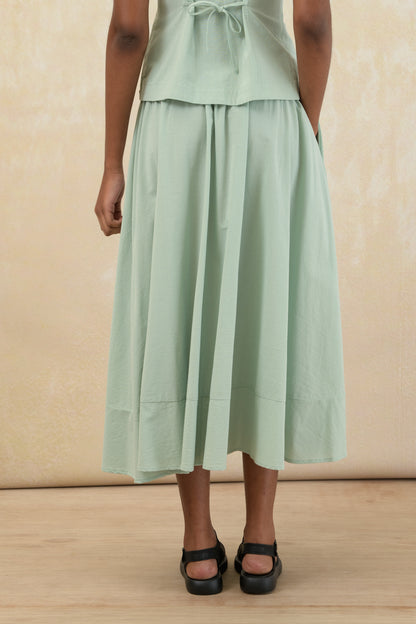 A-Line Midi Skirt