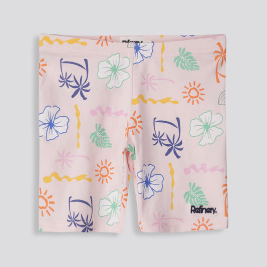 Girls Graphic Cycle Shorts