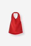 Girls Red Halter Neck Top