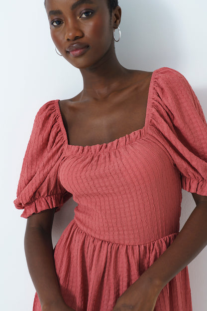 Puff Sleeve Dress