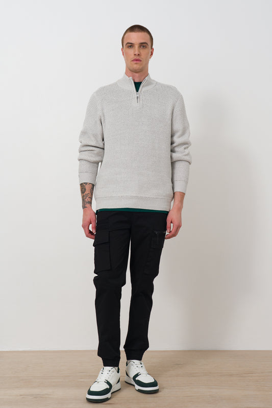 Split Collar Jumper