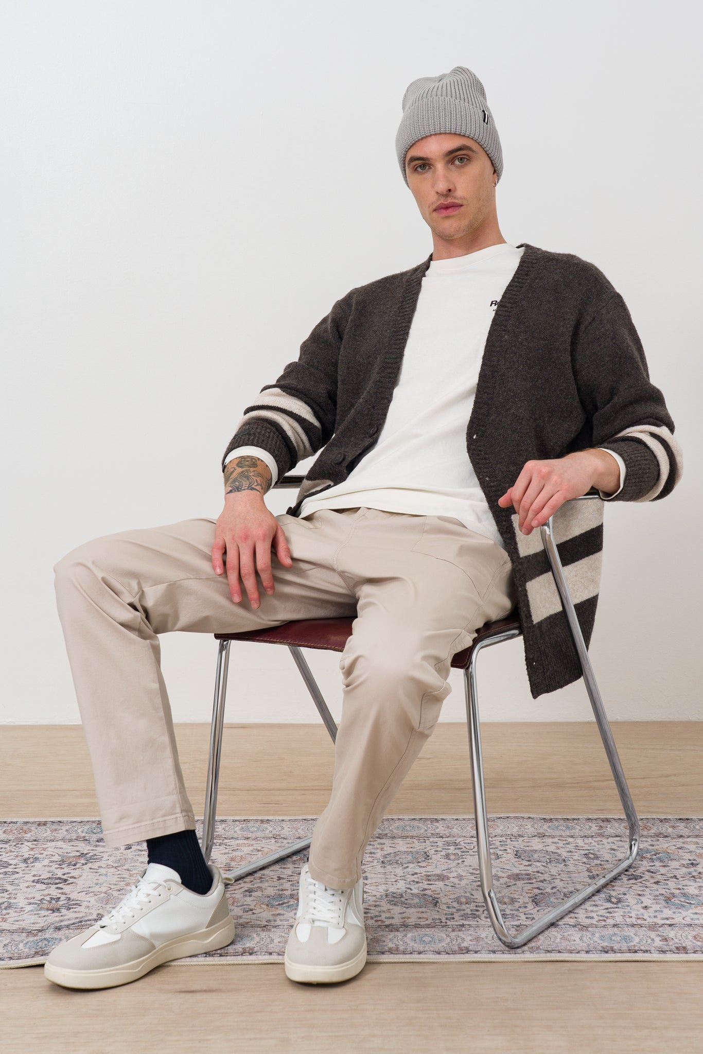 Stripe-Cardigan
