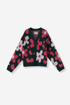 Girls Jacquard Cardigan