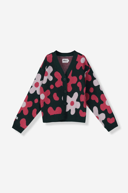 Girls Jacquard Cardigan