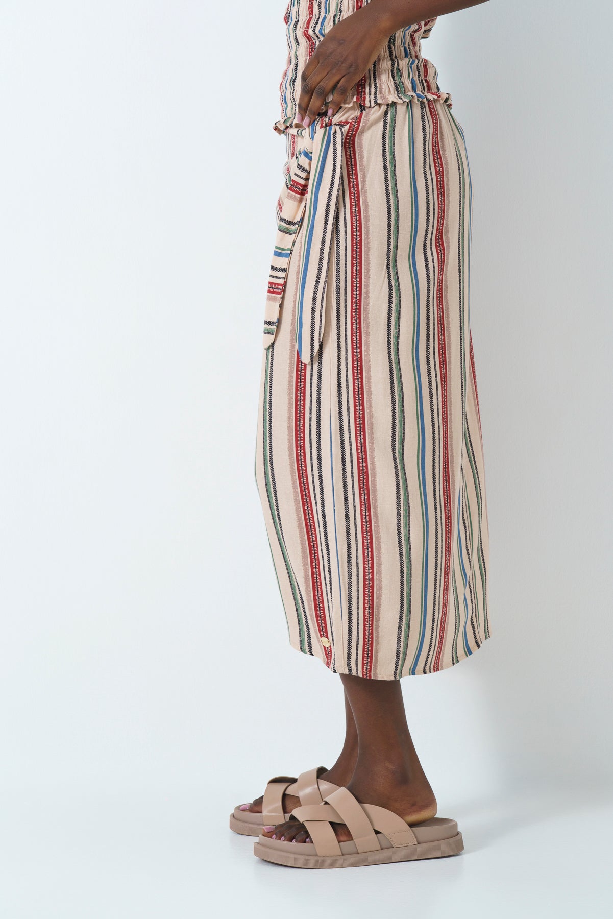 Mock Wrap Skirt