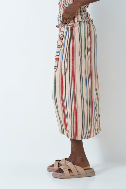 Mock Wrap Skirt