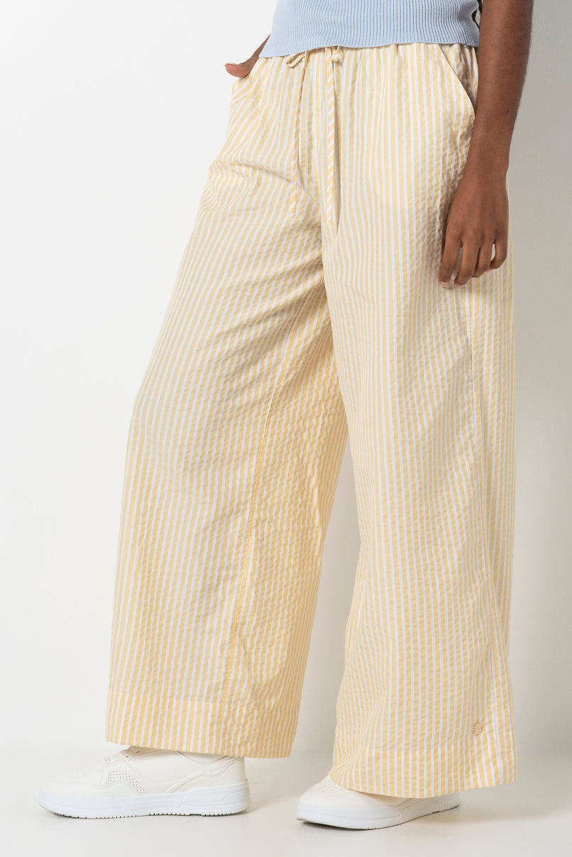 Relaxed Seersucker Pants