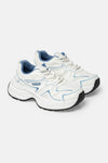 Mesh Overlay Chunky Sneakers