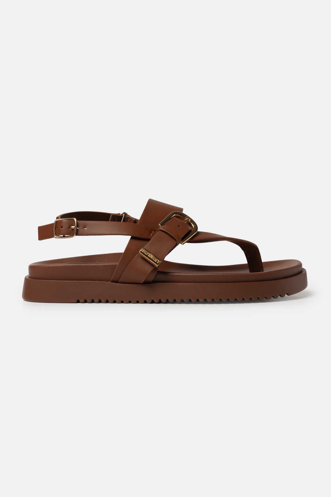 Buckle Detail Thong Sandal