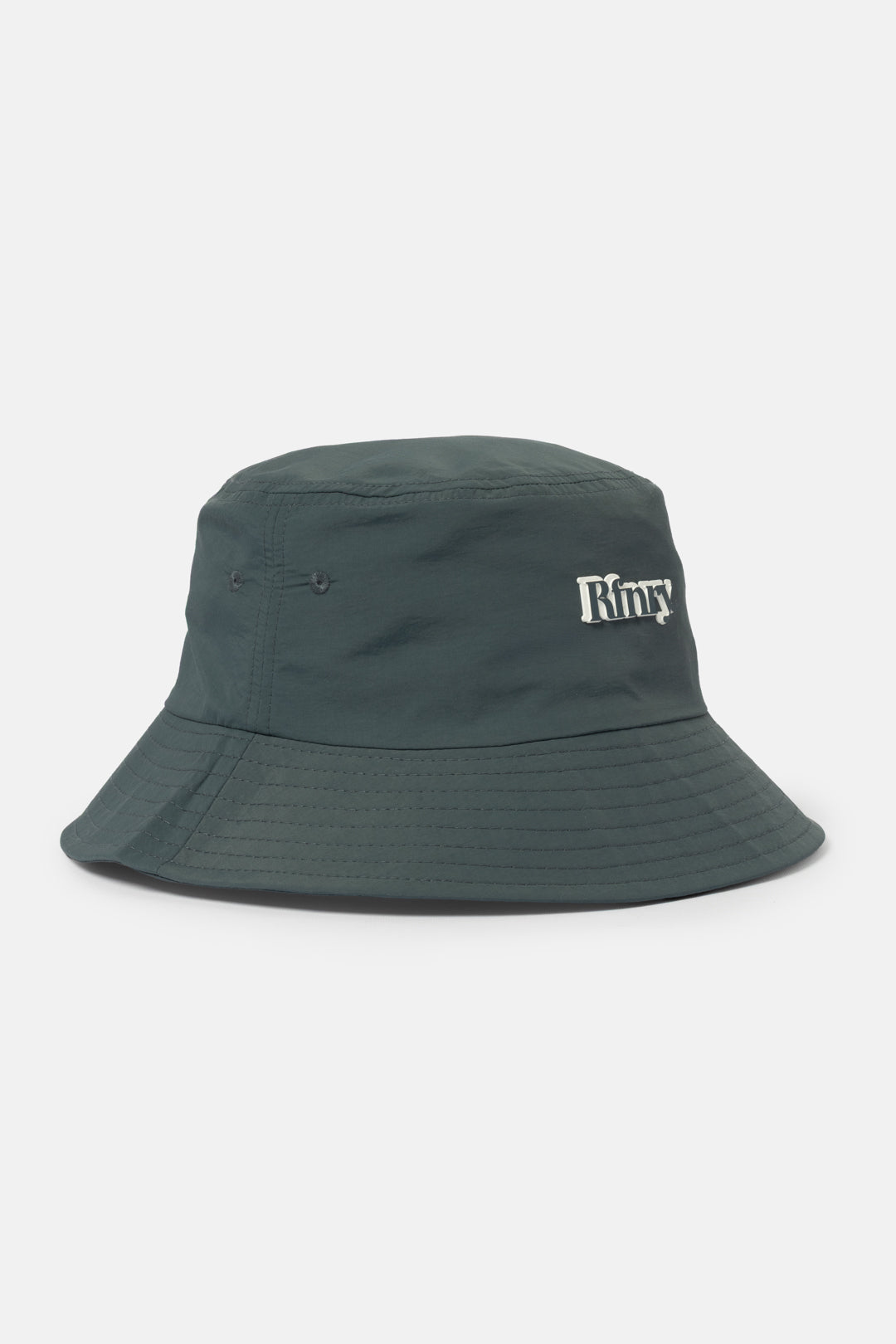 Nylon Badge Bucket Hat