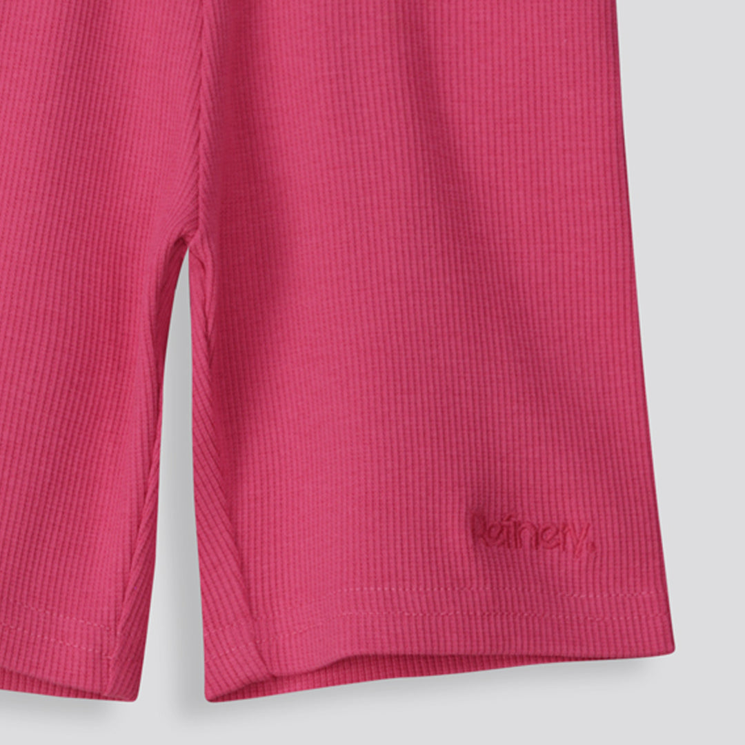 Girls Ribbed Cycle Shorts
