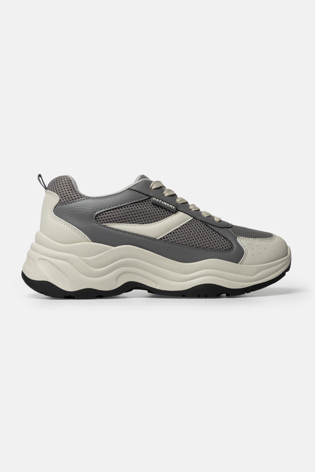 Mesh Panel Platform Sneakers