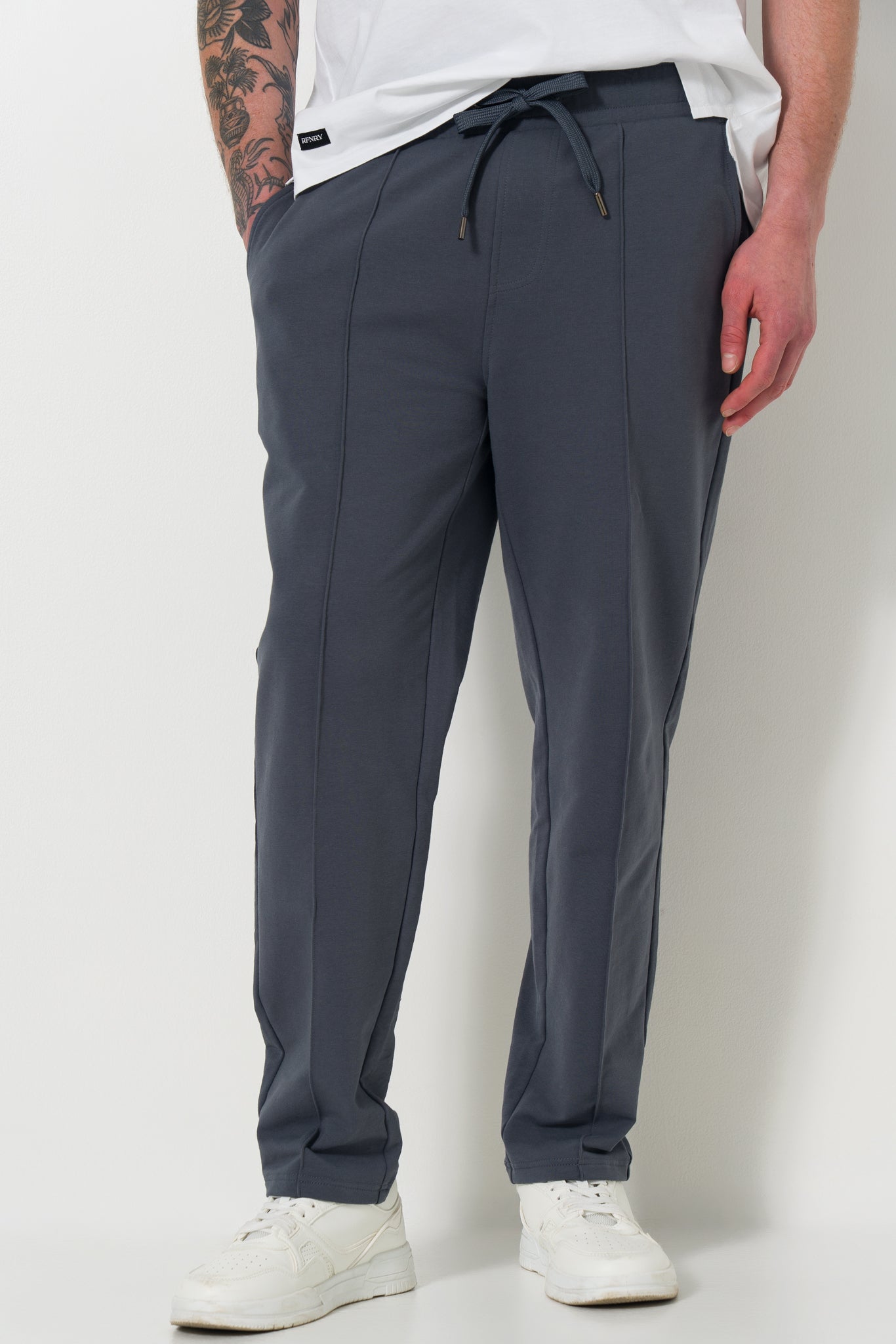 Cuffless Track Pants