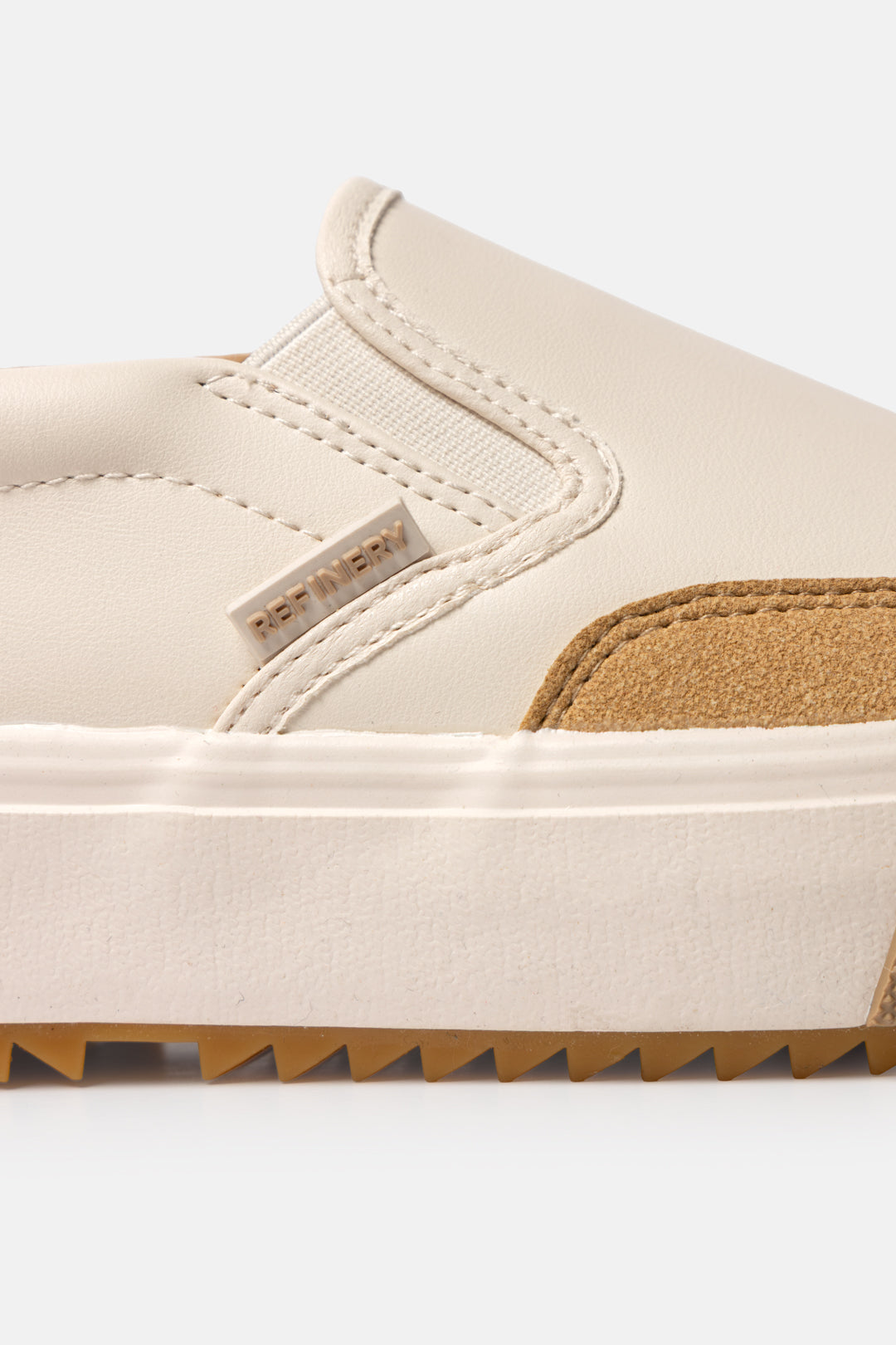 Two-Tone Slip-on Sneakers