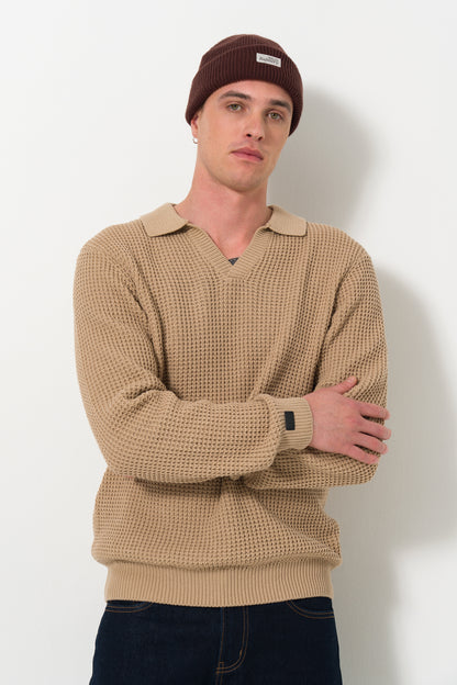 Split Collar Jumper