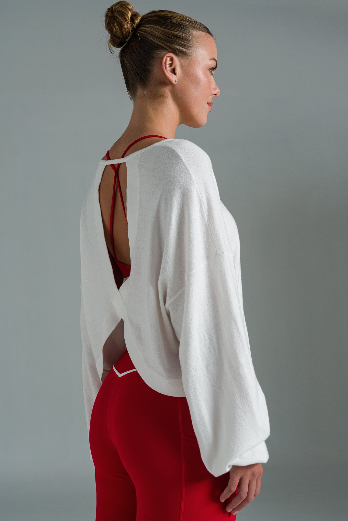Cross-back Knitwear Jumper