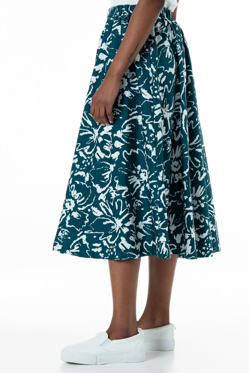 A-line Midi Skirt
