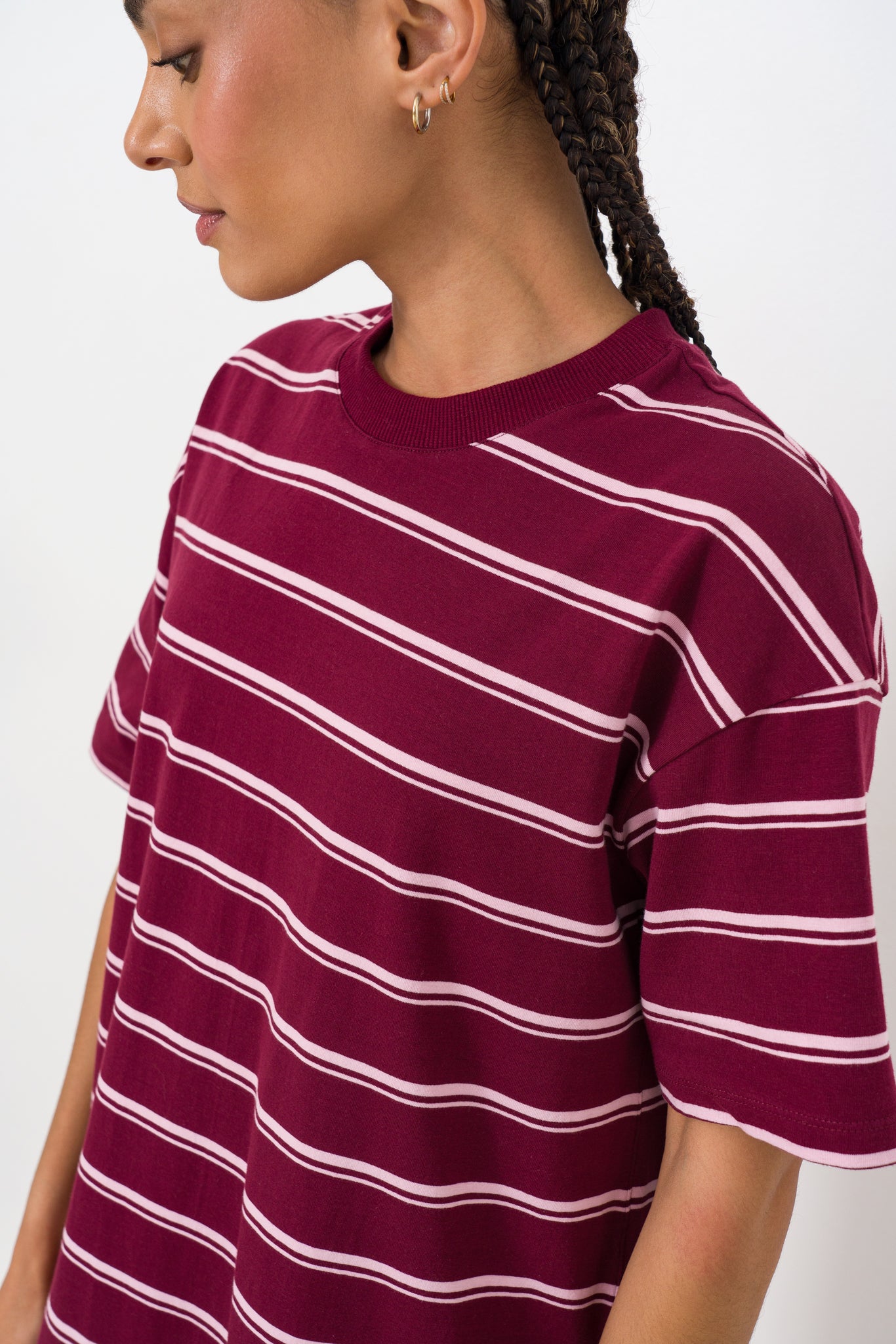 striped-t-shirt-dress