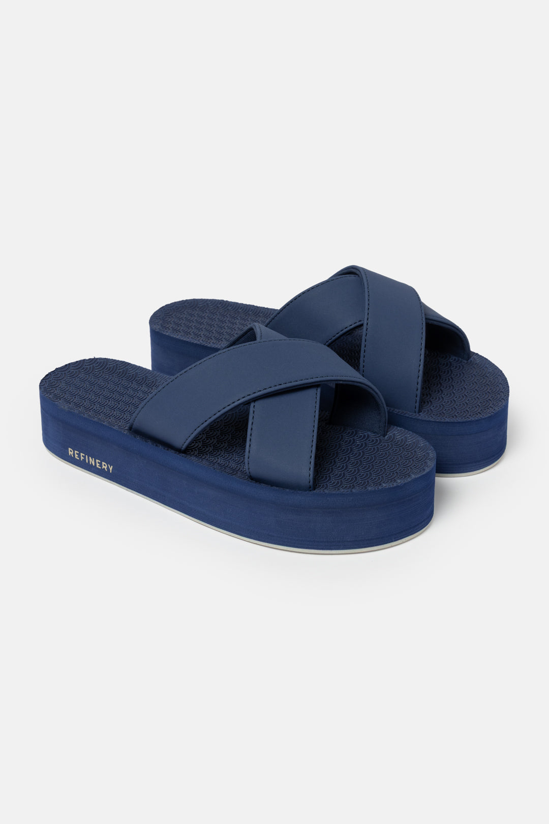 Platform Cross Strap Sandals