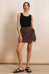 Diagonal Wrap Skorts