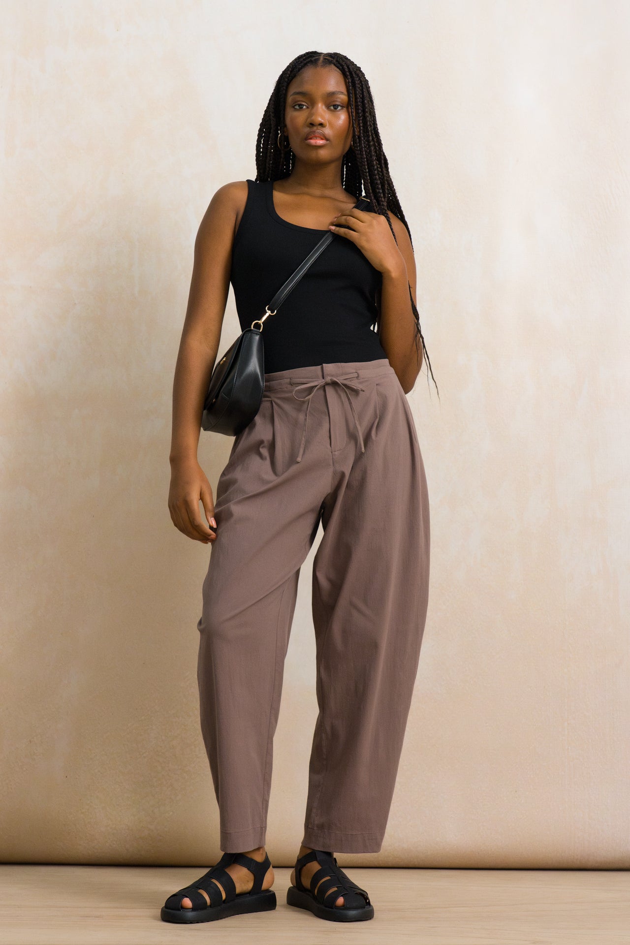 Fitted Ribbed Scoop Neck Tank