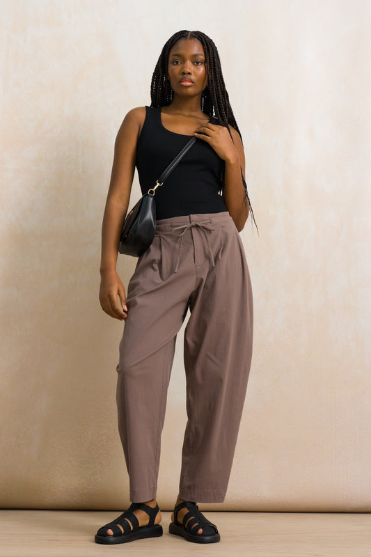 Fitted Ribbed Scoop Neck Tank
