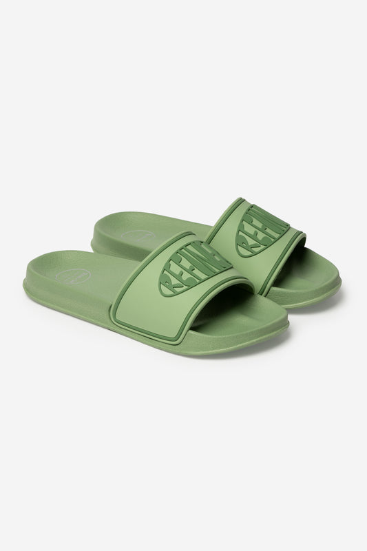 Embossed Logo Slip On Slide