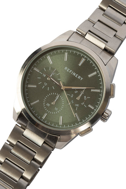 Chunky Metal Watch Silver