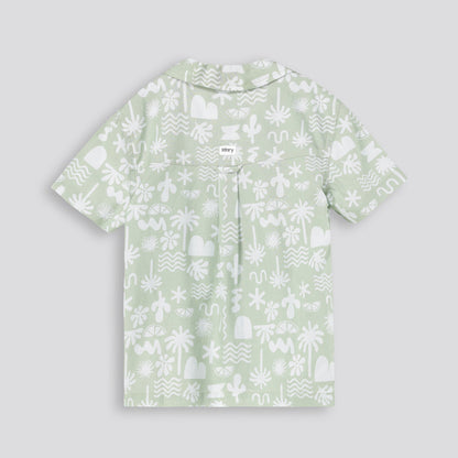 Boys Abstract Shirt - Green