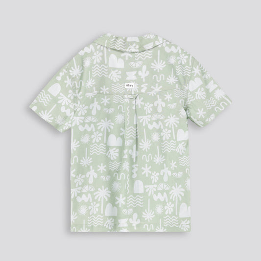 Boys Abstract Shirt - Green
