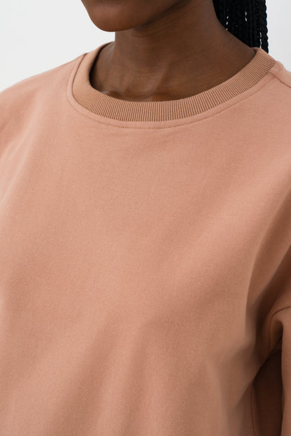 Scoop Hem Sweat Dress