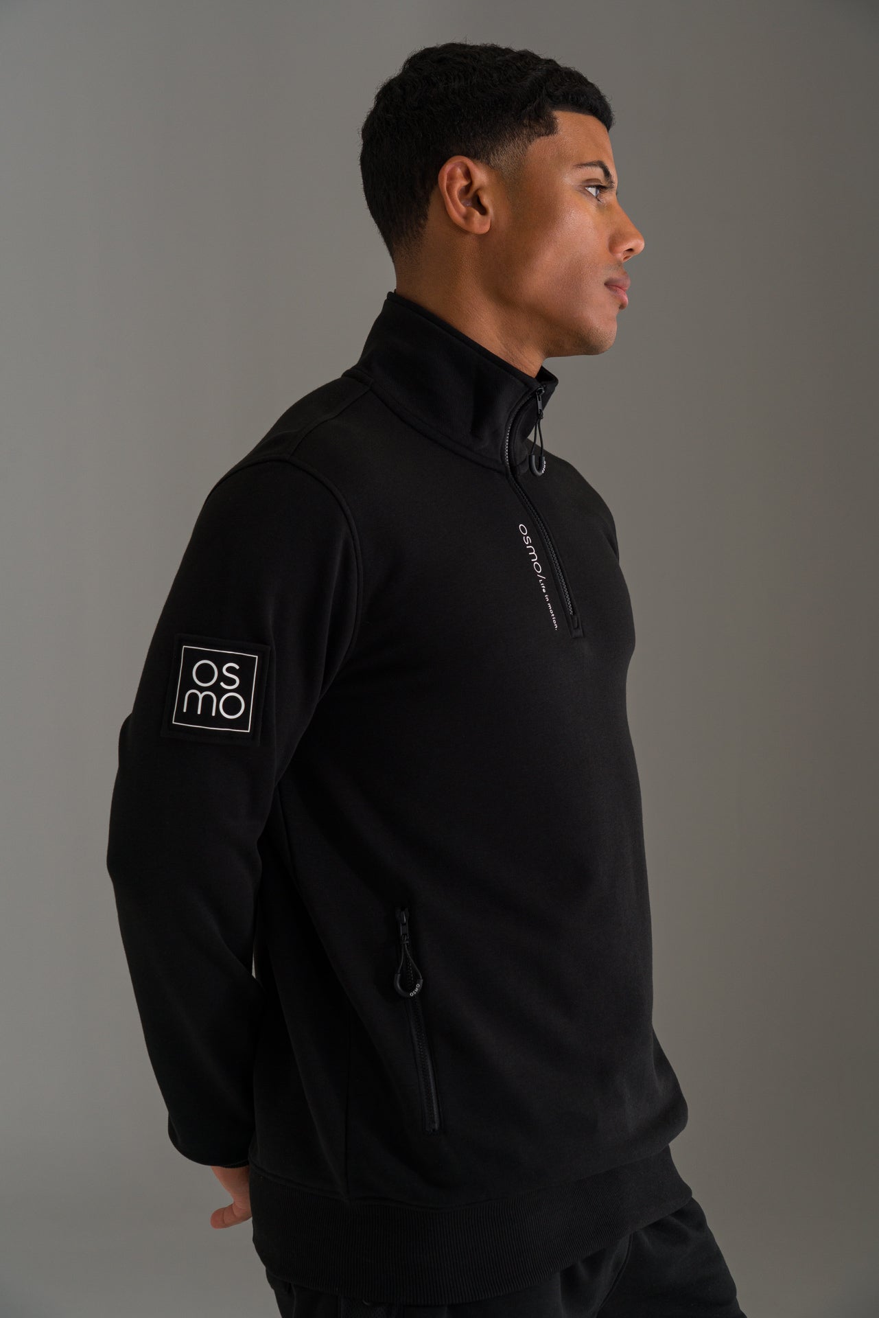 Quarter Zip Fleece Top