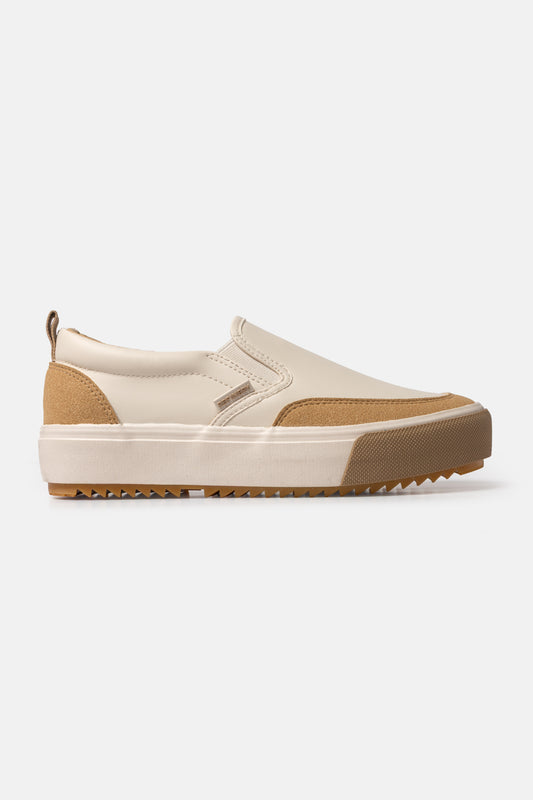 Two-Tone Slip-on Sneakers