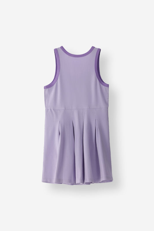 Fitted Pleated Ringer Dress