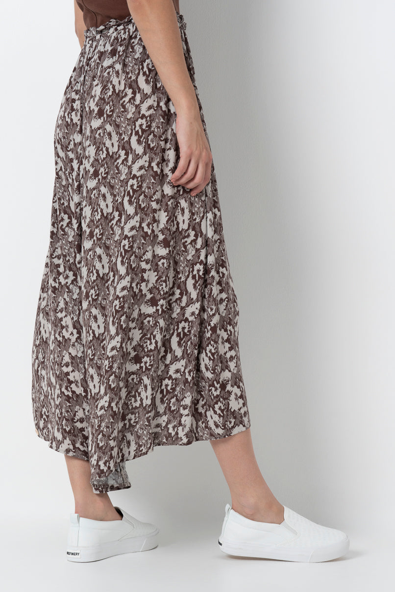 Mock Wrap Skirt