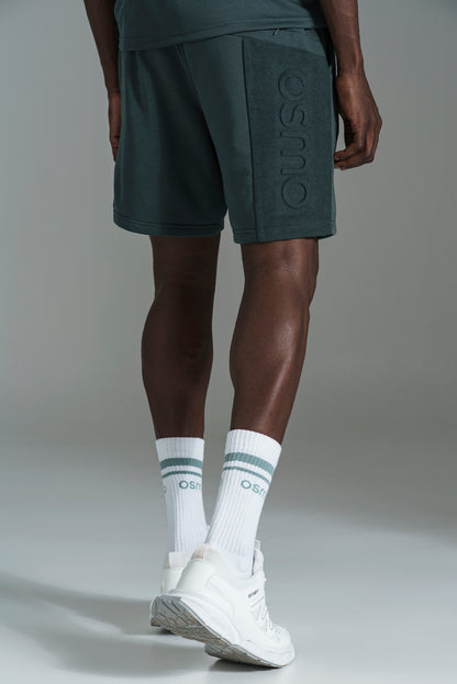 Embossed Fleece Shorts