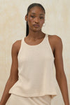 High Neck Crochet Top