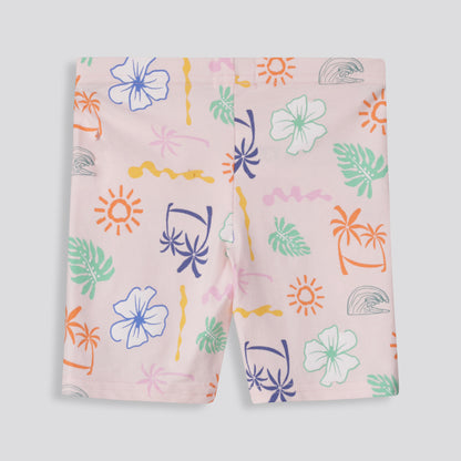 Girls Graphic Cycle Shorts