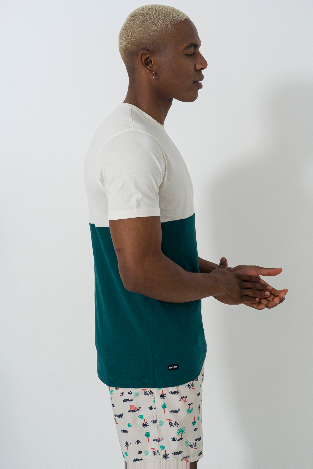 Branded Two Tone T-Shirt