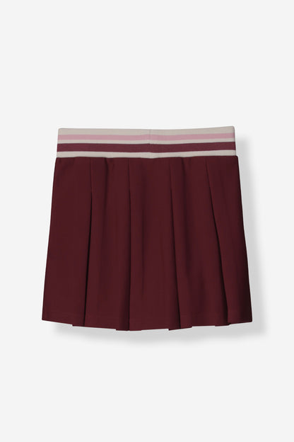 Knit skater mini skirt