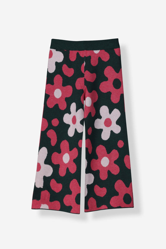 Girls Jacquard Pants