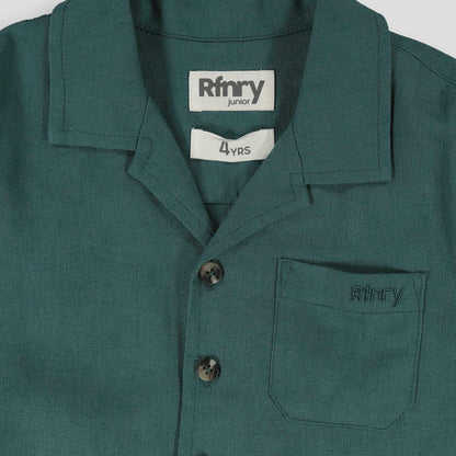 Boys Linen-Like Shirt