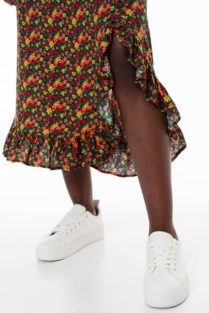 Frill Hem Skirt