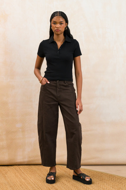 Ribbed Placket Golfer